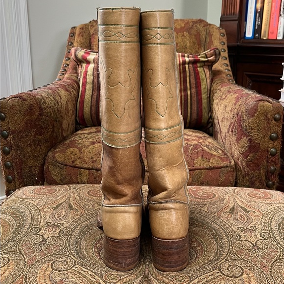 Frye Black Label Stitching Horse Boots 6B - Picture 5 of 12